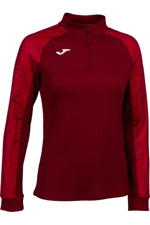 Joma ELITE IX funkční mikina dámská červená Typ: XS
