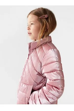Zara Děti Bundy - Lehká polstrovaná třpytivá bunda