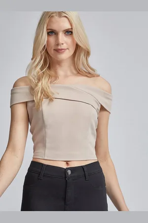 Dorothy Perkins Béžový crop top