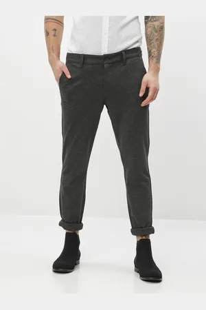 Only & Sons Tmavě šedé kalhoty Mark