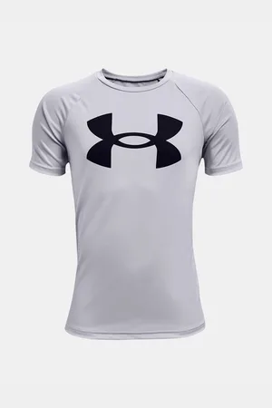 Under Armour Světle šedé sportovní tričko UA Tech Big Logo SS
