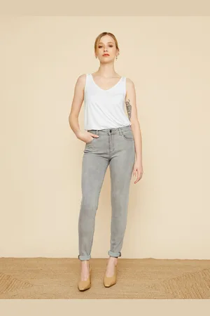 ZOOT.lab Šedé skinny fit džíny Pippa