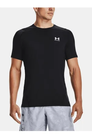Under Armour Černé sportovní tričko UA HG Armour Fitted SS