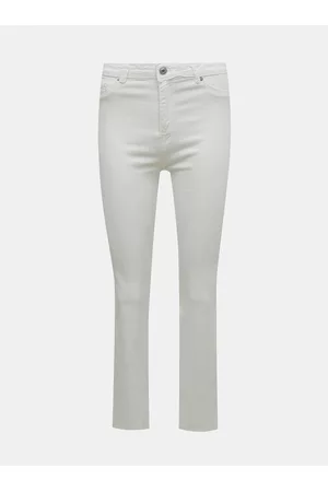 Tally Weijl Ženy Bootcut - Bílé flared fit džíny