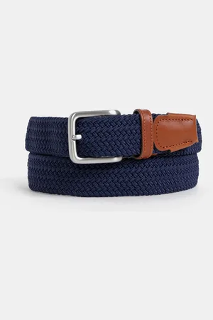 JACK & JONES Tmavě modrý pánský pásek Spring