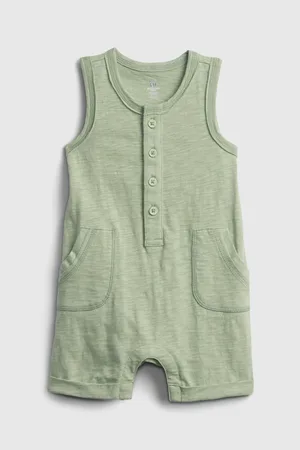 GAP Šedý klučičí baby overal gen good shorty one-piece