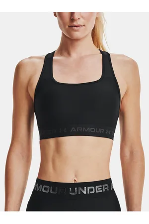 Under Armour Černá sportovní podprsenka Crossback Mid Bra