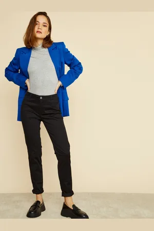 ZOOT.lab Černé dámské slim fit kalhoty Anna