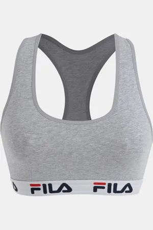 Fila Šedá žíhaná podprsenka