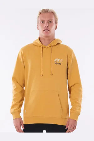 Rip Curl Žlutá pánská mikina s kapucí