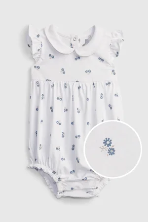 GAP Bílé holčičí baby body collar suits
