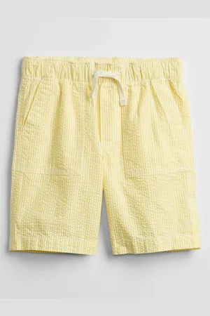 GAP Žluté klučičí dětské kraťasy pull-on shorts