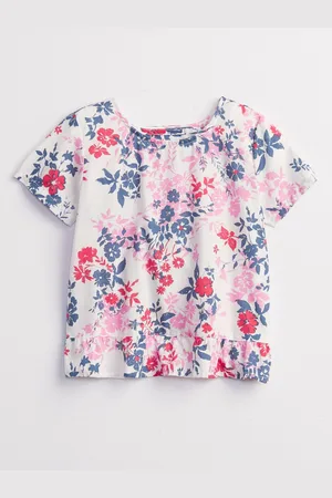 GAP Barevné holčičí dětské tričko wrap back t-shirt