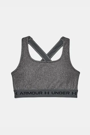Under Armour Podprsenka Crossback Mid Heather Bra