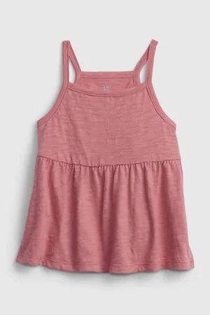 GAP Červený holčičí dětský top strappy tank