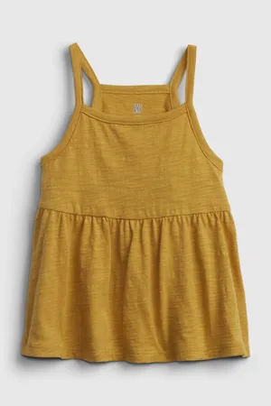 GAP Žlutý holčičí dětský top strappy tank