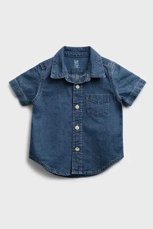 GAP Klučičí dětská košile denim shirt