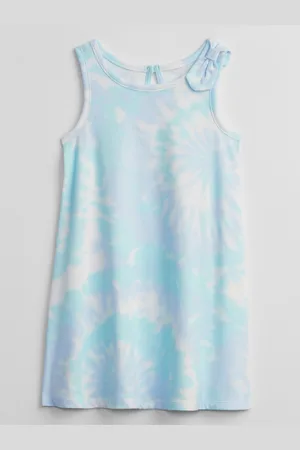 GAP Modré holčičí dětské šaty tank dress