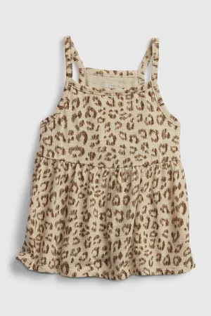 GAP Žlutý holčičí dětský top strappy tank