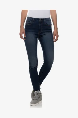 sam 73 Modré dámské slim fit džíny