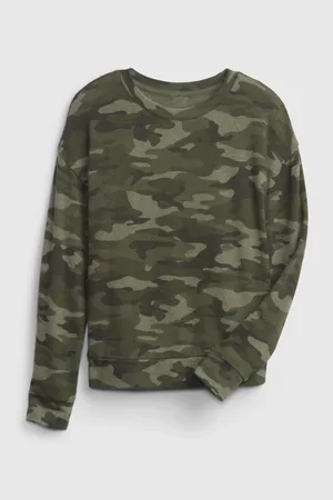 GAP Zelené holčičí tričko snit cross back top