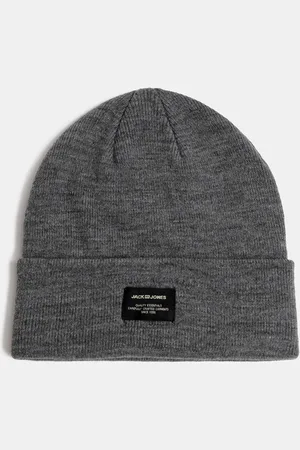JACK & JONES Šedá pletená zimní čepice DNA