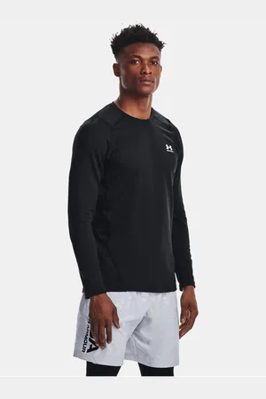 Under Armour Černé sportovní tričko UA CG Armour Fitted Crew
