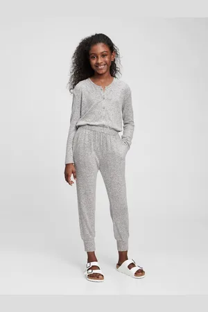 GAP Šedý holčičí overal snit jumpsuit