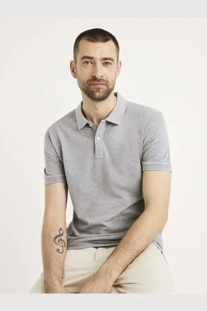 Celio Šedé pánské polo tričko
