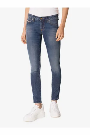Diesel Modré dámské zkrácené slim fit džíny Gracey