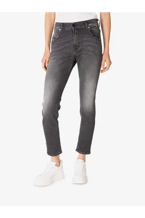 Diesel Šedé dámské zkrácené slim fit džíny