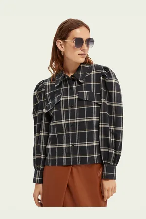 Scotch&Soda Dámská kostkovaná lehká bunda
