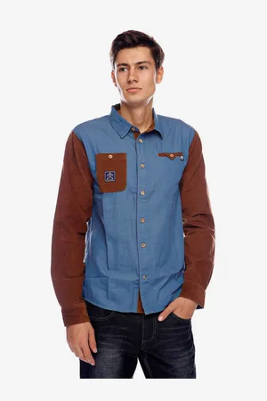 Picture Hnědo- pánská košile Jeffrey JEAN/BROWN