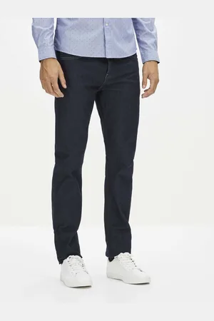 Celio Tmavě modré straight fit džíny Rolisse