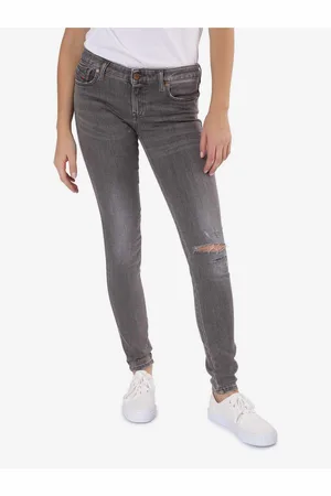 Diesel Šedé dámské skinny fit džíny Gracey