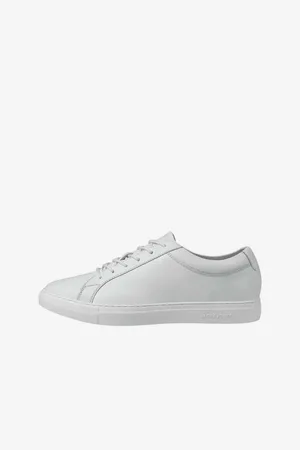 JACK & JONES Bílé kožené tenisky Galaxy