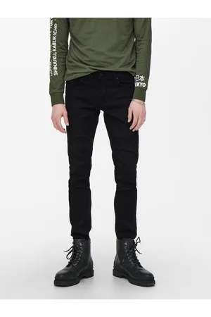 Only & Sons Černé slim fit džíny Loom