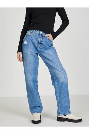 Tally Weijl Ženy Široké nohavice - Modré široké džíny