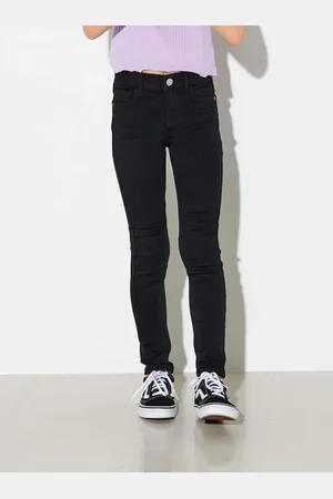 ONLY Černé holčičí skinny fit džíny Rain