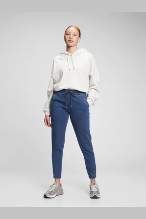 GAP Modré dámské tepláky brushed farrel