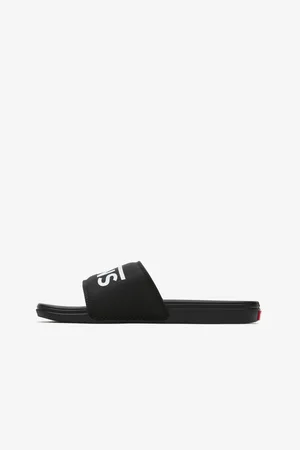 Vans Černé pantofle s nápisem La Costa