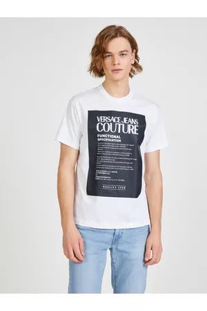 Versace Jeans Couture Bílé pánské tričko