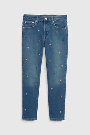 GAP Modré holčičí džíny slim fit Washwell
