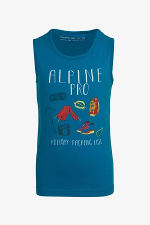 Alpine Modré dětské tričko ONOLO