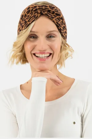 Blutsgeschwister Dámská čelenka se zvířecím vzorem Miss Leo