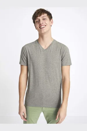 Celio Šedé pánské basic tričko Neuniv