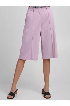 Ichi Světle fialové dámské culottes