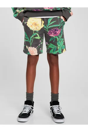 GAP Barevné klučičí kraťasy Teen floral