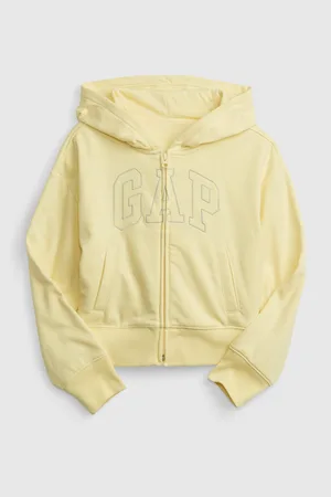 GAP Žlutá holčičí mikina logo