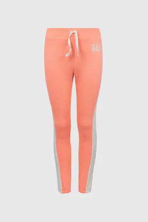 GAP Oranžové holčičí tepláky jogger